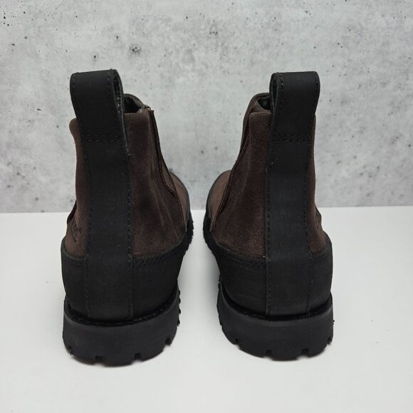 Bogs Casper Mid Coffee Leather Boots Men's Size 8.5 Waterproof w/ Box - Picture 7 of 11